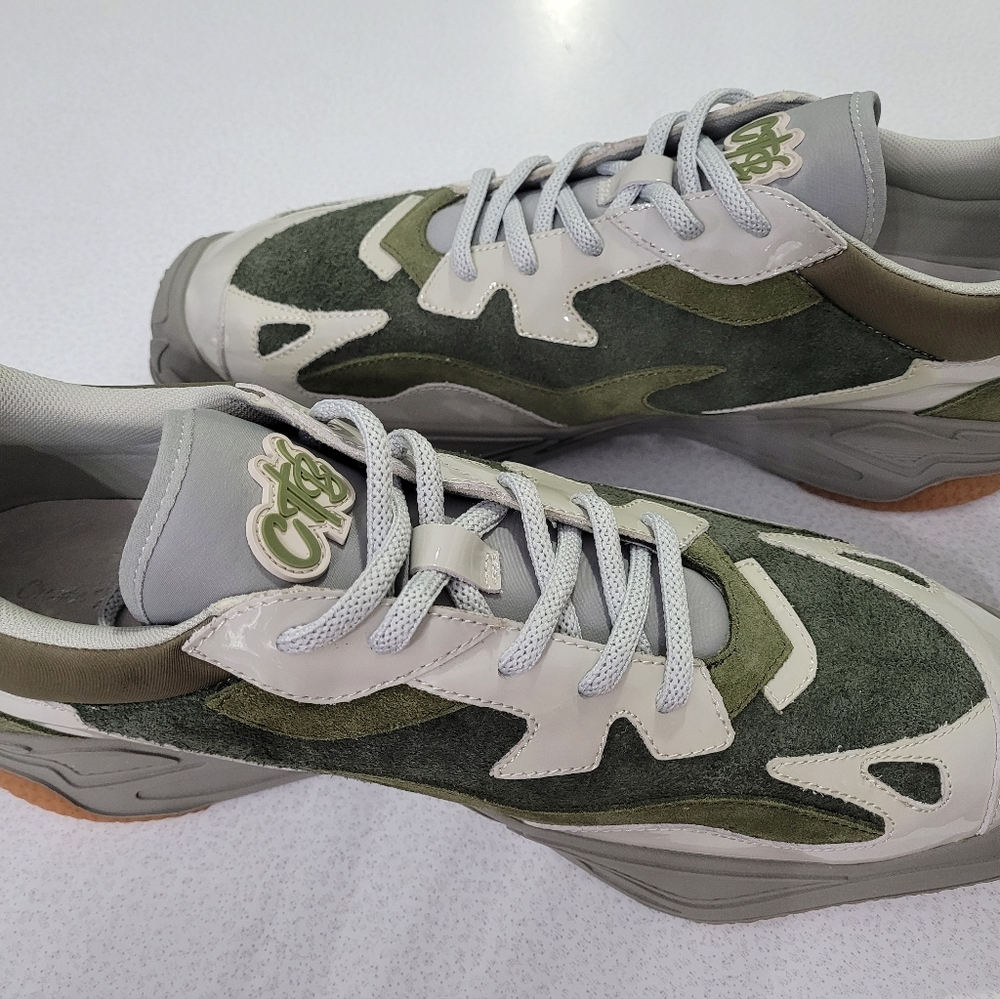 New CTB Create The Brand DuSable Grey Sage Sneaker Shoes Sz 15